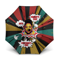 Fannie Lou Hamer Umbrella with Pop Art Comic Style Design Bold Quote and Civil Rights Tribute - Wonder Print Shop