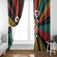 Fannie Lou Hamer Window Curtain with Pop Art Comic Style Design Bold Quote and Civil Rights Tribute - Wonder Print Shop