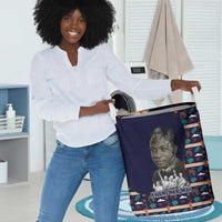 Kwame Nkrumah Laundry Basket Ghana Pan-African Print Design Portrait and Anti-Colonial Legacy Tribute - Wonder Print Shop