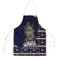 Kwame Nkrumah Apron Ghana Pan-African Print Design Portrait and Anti-Colonial Legacy Tribute - Wonder Print Shop