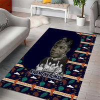 Kwame Nkrumah Area Rug Ghana Pan-African Print Design Portrait and Anti-Colonial Legacy Tribute - Wonder Print Shop