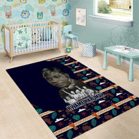 Kwame Nkrumah Area Rug Ghana Pan-African Print Design Portrait and Anti-Colonial Legacy Tribute - Wonder Print Shop