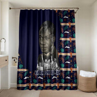 Kwame Nkrumah Bathroom Set Ghana Pan-African Print Design Portrait and Anti-Colonial Legacy Tribute - Wonder Print Shop