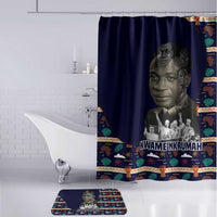 Kwame Nkrumah Bathroom Set Ghana Pan-African Print Design Portrait and Anti-Colonial Legacy Tribute - Wonder Print Shop