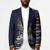 Kwame Nkrumah Blazer Ghana Pan-African Print Design Portrait and Anti-Colonial Legacy Tribute - Wonder Print Shop