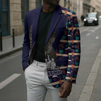 Kwame Nkrumah Blazer Ghana Pan-African Print Design Portrait and Anti-Colonial Legacy Tribute - Wonder Print Shop