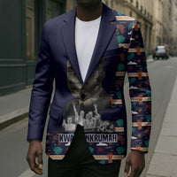 Kwame Nkrumah Blazer Ghana Pan-African Print Design Portrait and Anti-Colonial Legacy Tribute - Wonder Print Shop