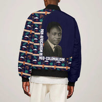 Kwame Nkrumah Bomber Jacket Ghana Pan-African Print Design Portrait and Anti-Colonial Legacy Tribute - Wonder Print Shop
