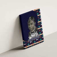 Kwame Nkrumah Canvas Wall Art Ghana Pan-African Print Design Portrait and Anti-Colonial Legacy Tribute - Wonder Print Shop