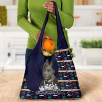 Kwame Nkrumah Grocery Bag Ghana Pan-African Print Design Portrait and Anti-Colonial Legacy Tribute - Wonder Print Shop