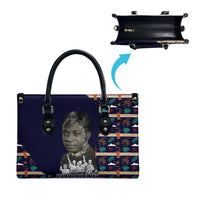 Kwame Nkrumah Leather Bag Ghana Pan-African Print Design Portrait and Anti-Colonial Legacy Tribute - Wonder Print Shop