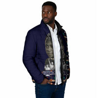 Kwame Nkrumah Padded Jacket Ghana Pan-African Print Design Portrait and Anti-Colonial Legacy Tribute - Wonder Print Shop