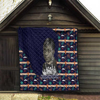Kwame Nkrumah Quilt Ghana Pan-African Print Design Portrait and Anti-Colonial Legacy Tribute - Wonder Print Shop