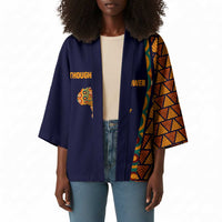 Kwame Nkrumah Ghana Kimono African Map Pattern Design and Economic Freedom Quote Tribute - Wonder Print Shop