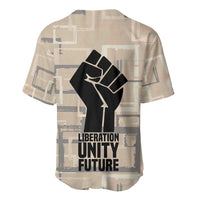 Kwame Nkrumah Baseball Jersey with Raised Fist Design and Independence Quote Ghana 1957 Tribute - Wonder Print Shop