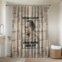 Kwame Nkrumah Bathroom Set with Raised Fist Design and Independence Quote Ghana 1957 Tribute - Wonder Print Shop