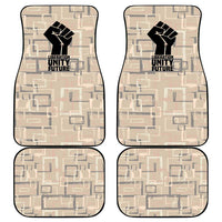 Kwame Nkrumah Car Mats with Raised Fist Design and Independence Quote Ghana 1957 Tribute - Wonder Print Shop