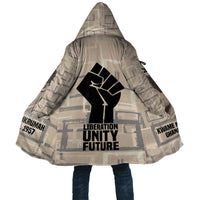 Kwame Nkrumah Cloak with Raised Fist Design and Independence Quote Ghana 1957 Tribute - Wonder Print Shop