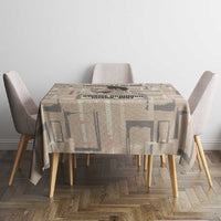 Kwame Nkrumah Tablecloth with Raised Fist Design and Independence Quote Ghana 1957 Tribute - Wonder Print Shop