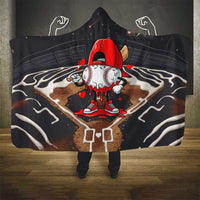 Baseball Drip Icecream Hooded Blanket Boy Valentine Day Melting Cream Pattern