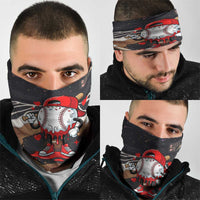 Baseball Drip Icecream Neck Gaiter Boy Valentine Day Melting Cream Pattern