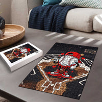 Baseball Drip Icecream Puzzle Boy Valentine Day Melting Cream Pattern