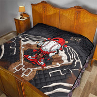 Baseball Drip Icecream Quilt Boy Valentine Day Melting Cream Pattern