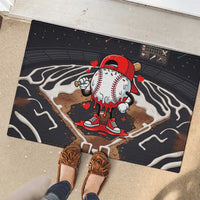 Baseball Drip Icecream Rubber Doormat Boy Valentine Day Melting Cream Pattern