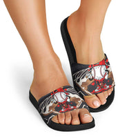 Baseball Drip Icecream Slide Sandals Boy Valentine Day Melting Cream Pattern