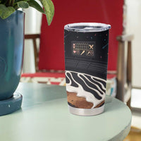 Baseball Drip Icecream Tumbler Cup Boy Valentine Day Melting Cream Pattern
