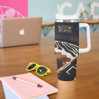 Baseball Drip Icecream Tumbler With Handle Boy Valentine Day Melting Cream Pattern