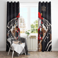 Baseball Drip Icecream Window Curtain Boy Valentine Day Melting Cream Pattern