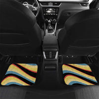 Vintage 1976 Birthday Celebration Car Mats 50th Birthday for Him - Retro Distressed Stripe Pattern