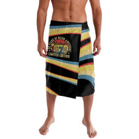 Vintage 1976 Birthday Celebration Lavalava 50th Birthday for Him - Retro Distressed Stripe Pattern