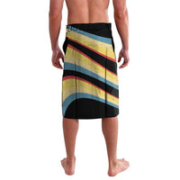 Vintage 1976 Birthday Celebration Lavalava 50th Birthday for Him - Retro Distressed Stripe Pattern