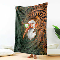 Vintage American White Ibis Blanket Miami Sunglasses Artistic Tribal Wave Pattern