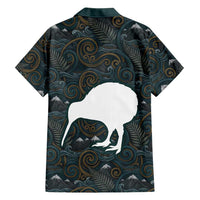 New Zealand is Calling and I Must Go Family Matching Summer Maxi Dress and Hawaiian Shirt Kiwi Bird Silhouette