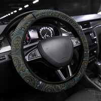New Zealand is Calling and I Must Go Steering Wheel Cover Kiwi Bird Silhouette