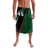 Pakistan Cricket Lavalava Sporty Style with Flag Colors & Player Illustration