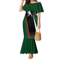 Pakistan Cricket Mermaid Dress Sporty Style with Flag Colors & Player Illustration