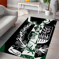 Pakistan Emblem Area Rug Eagle-Shaped Design with National Symbol