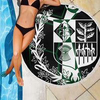 Pakistan Emblem Beach Blanket Eagle-Shaped Design with National Symbol