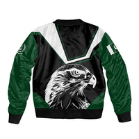 Pakistan Emblem Bomber Jacket Eagle-Shaped Design with National Symbol