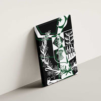 Pakistan Emblem Canvas Wall Art Eagle-Shaped Design with National Symbol