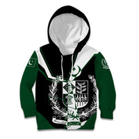 Pakistan Emblem Kid Hoodie Eagle-Shaped Design with National Symbol