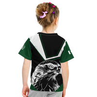 Pakistan Emblem Kid T Shirt Eagle-Shaped Design with National Symbol