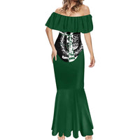 Pakistan Emblem Mermaid Dress Eagle-Shaped Design with National Symbol