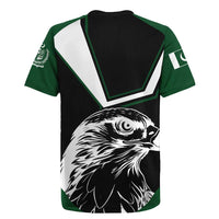 Pakistan Emblem Rugby Jersey Eagle-Shaped Design with National Symbol