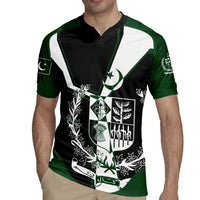Pakistan Emblem Rugby Jersey Eagle-Shaped Design with National Symbol