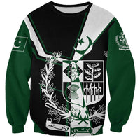 Pakistan Emblem Sweatshirt Eagle-Shaped Design with National Symbol